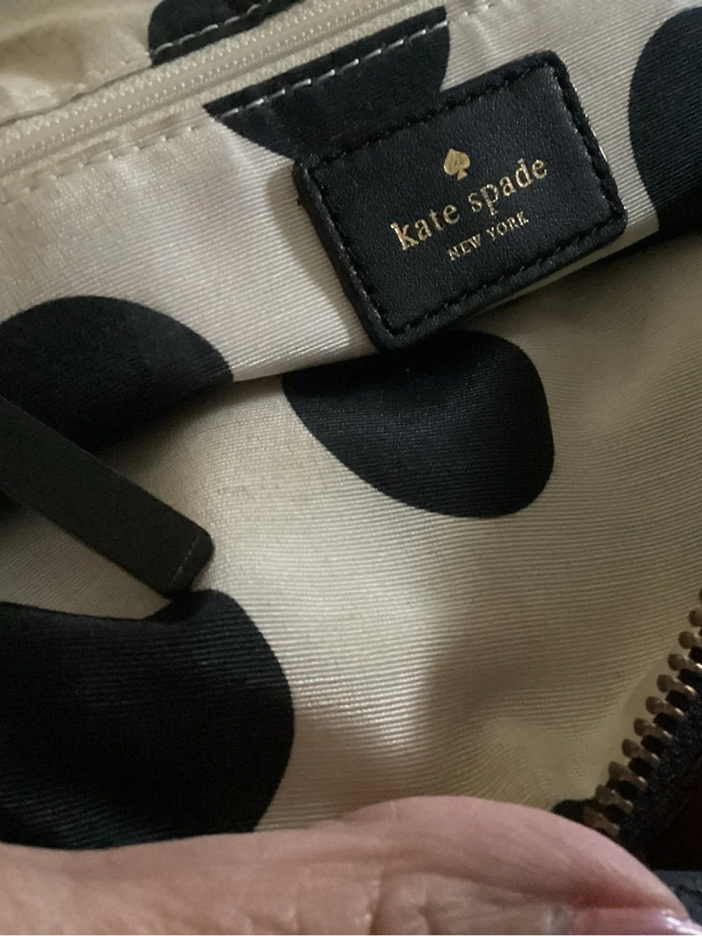kate spade sleek black